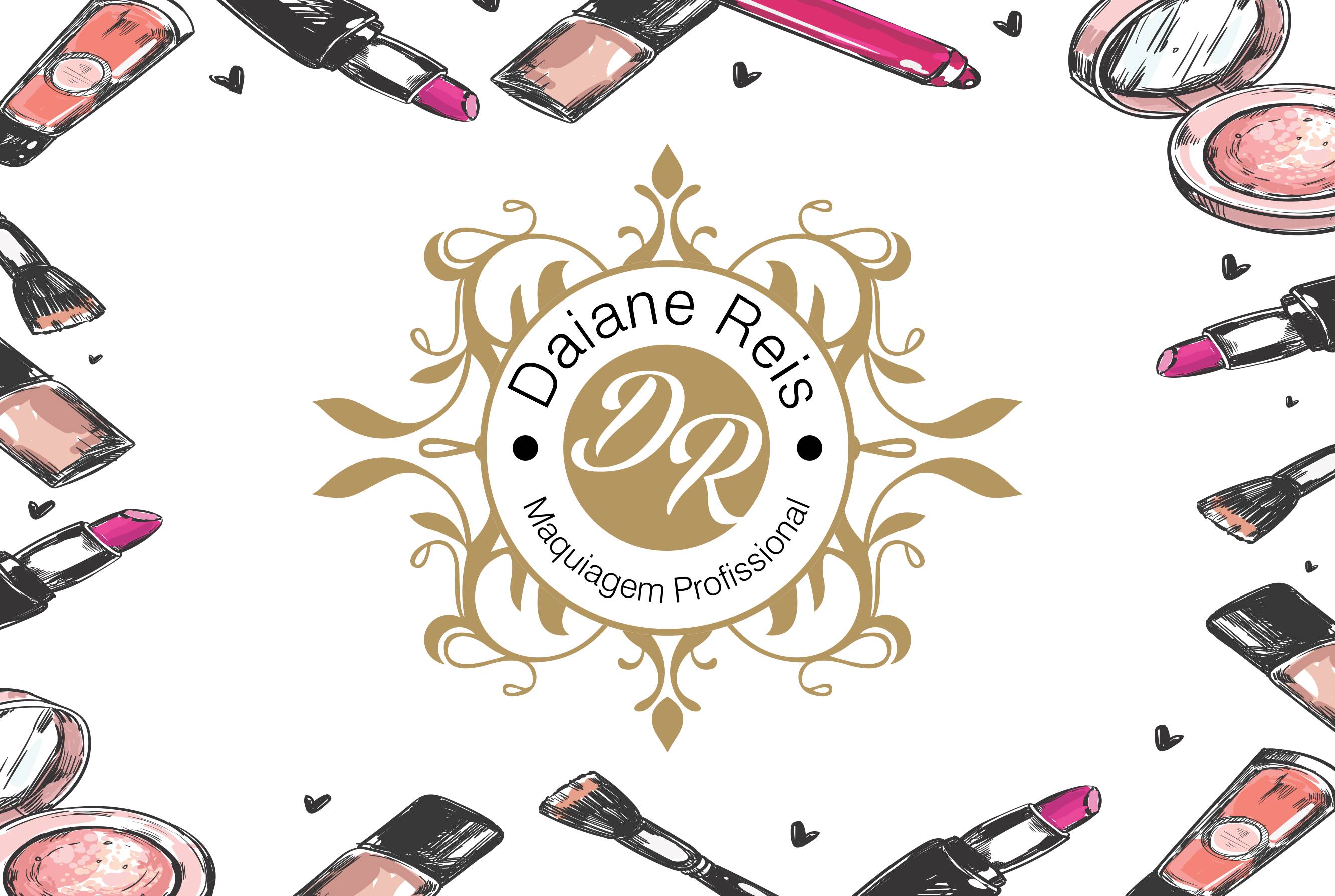 Logotipo Daiane Reis - Maquiagem Profissional
